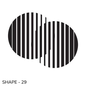 Simple Geometric Shape Illustrazione stock