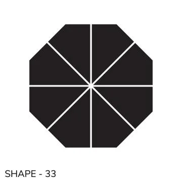 Simple Geometric Shape Stock Illustration