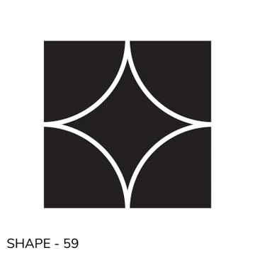 Simple Geometric Shape Stock Illustration