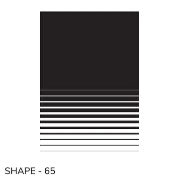 Simple Geometric Shape Stock Illustration