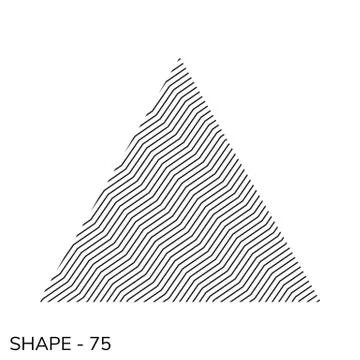 Simple Geometric Shape Stock Illustration