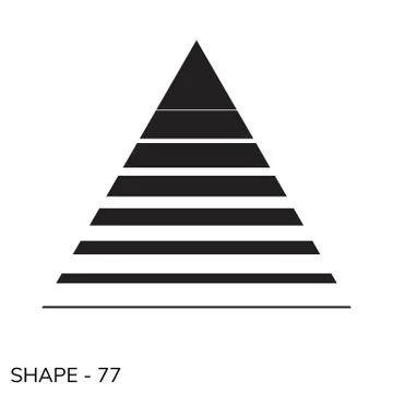 Simple Geometric Shape Stock Illustration