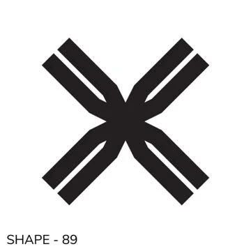 Simple Geometric Shape Stock Illustration