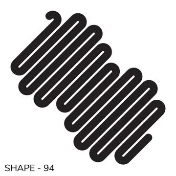 Simple Geometric Shape Stock Illustration