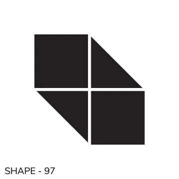 Simple Geometric Shape Stock Illustration