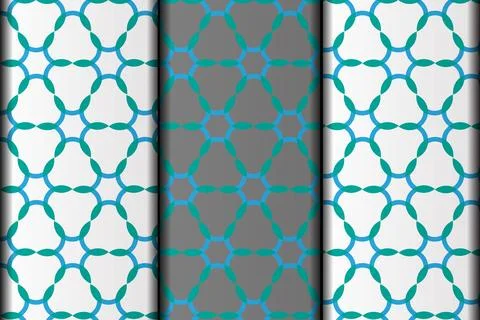 Simple geometric vector eps pattern design. Stock Illustration