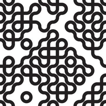 Simple geometric vector pattern Illustrazione stock