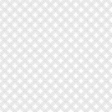 Simple geometric vector pattern - rings from gray lines イラスト素材