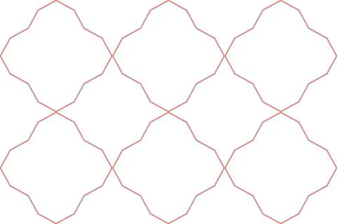 Simple geometric vector seamless pattern with elegant contour lines, backgr.. 스톡 일러스트