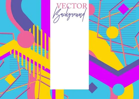 Simple Geometrical elements background design. Vintage minimal geometric te.. イラスト素材