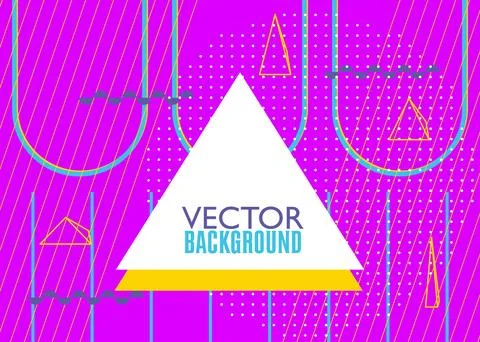 Simple Geometrical elements background design. Vintage minimal geometric te.. Stockillustratie