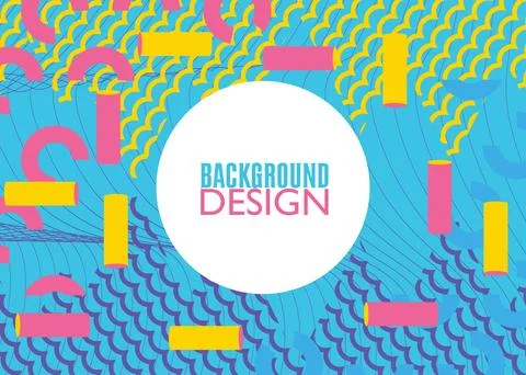 Simple Geometrical elements background design. Vintage minimal geometric te.. イラスト素材