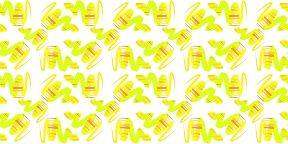 Simple geometrical seamless pattern, summer spring, bright vivid colors Illustrazione stock