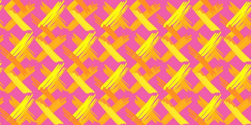 Simple geometrical seamless pattern, summer spring, bright vivid colors Stockillustratie