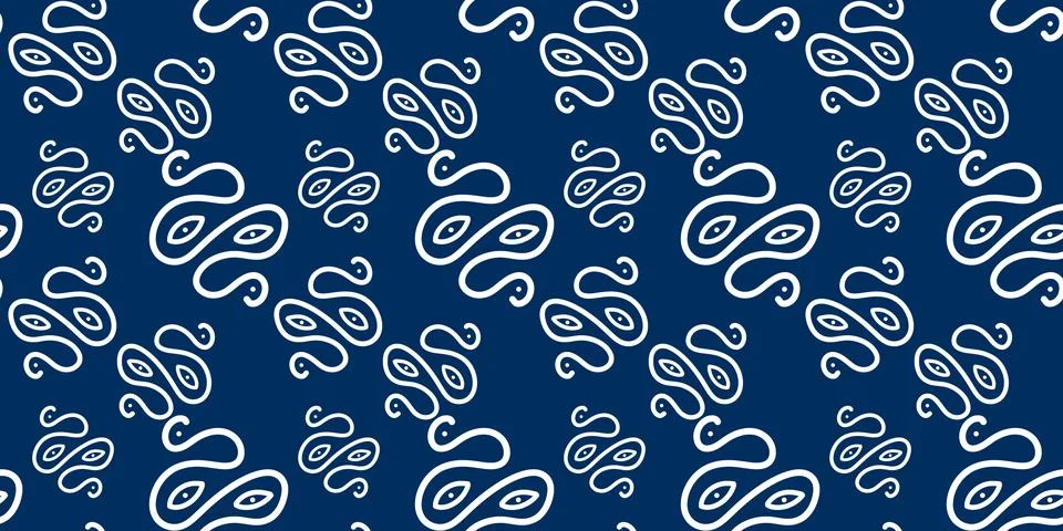 Simple geometrical white seamless pattern and colourful background print Illustrazione stock