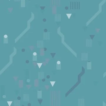 Simple geometry seamless pattern 스톡 일러스트