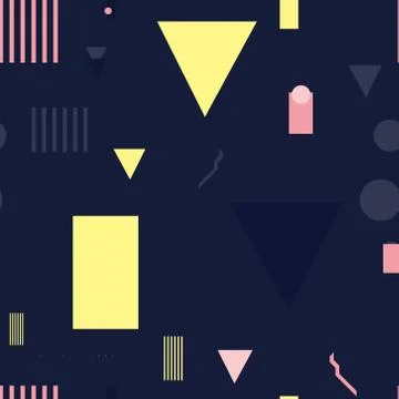 Simple geometry seamless pattern Stockillustratie