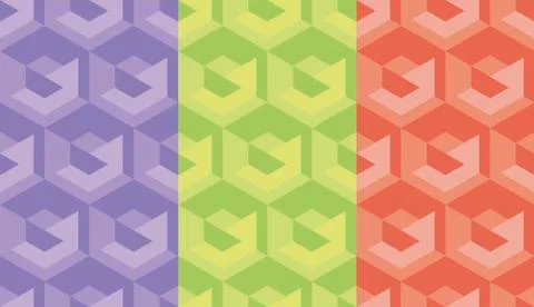 Simple geometry seamless pattern Stock Illustration