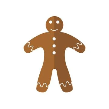 Simple Gingerbread Stock Illustration