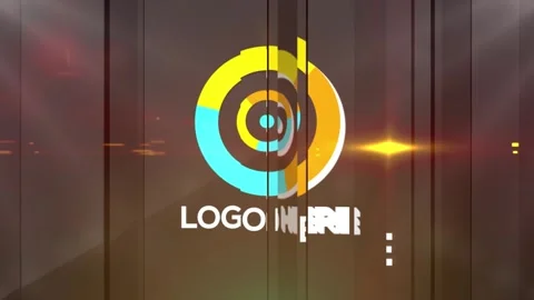 Simple Glass Bars Logo V2 Stock After Effects