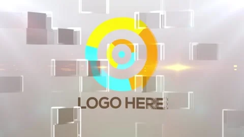 Simple Glass Logo V1 Stock After Effects