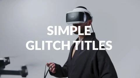 Simple Glitch Titles | After Effects After Effects素材