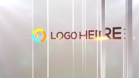 Simple Glossy Slider Logo V1 Stock After Effects