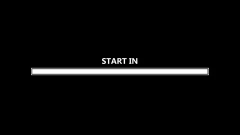 Simple glowing loading bar symbol with 0 to 100 loading animation. 스톡 동영상 335700172