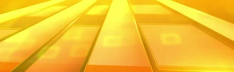 Simple glowing yellow shapes geometric shapes moving transition effect Stock Footage 280036147
