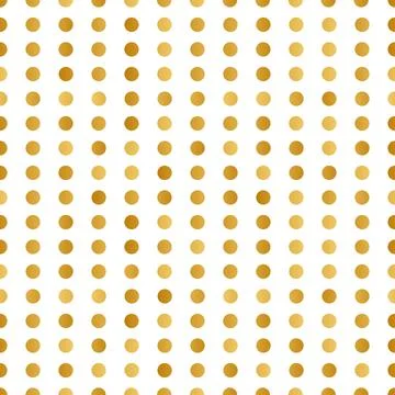 Simple Gold Dot Pattern Design Background Illustrazione stock