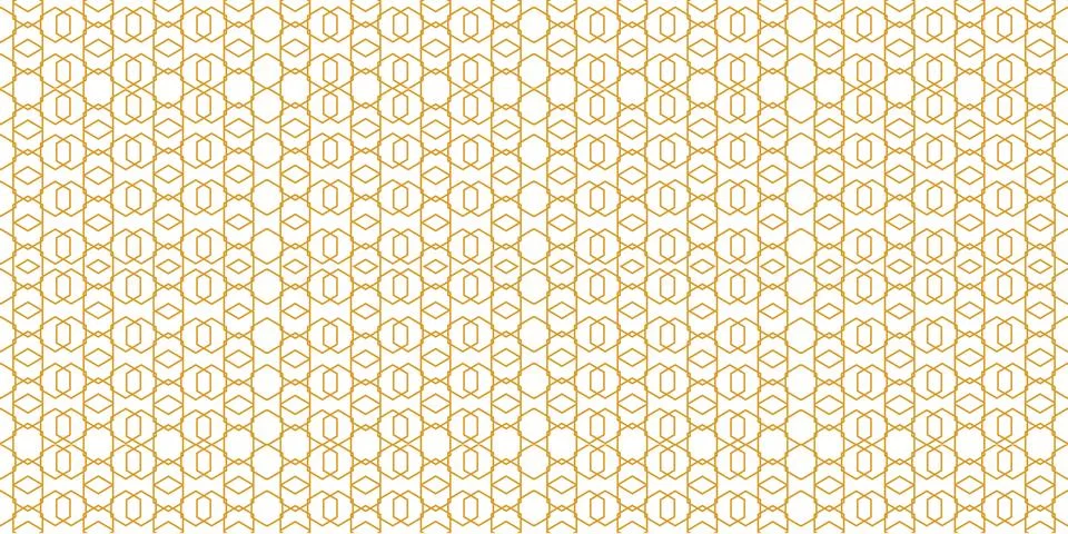 Simple gold mesh seamless vector Stock Illustration