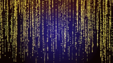 Simple gold rain particular Stock Footage 127963209