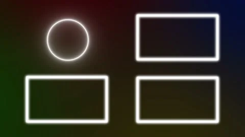 Simple gradation YouTube end card ending screen motion graphics Stock Footage 166879038