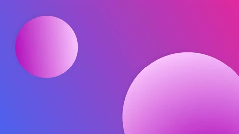Simple gradient background with spheres Stock Footage 211638578