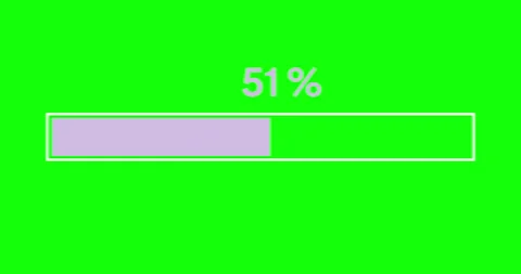 Simple gradient from pink to blue progress or loader bar animation. Loader bar Stock Footage 252046483