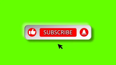 Simple graphics: arrows press the 'Like', 'Subscribe' and 'Bell' buttons Stock Footage 154946640