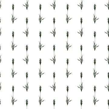 Simple grass pattern Stock Illustration