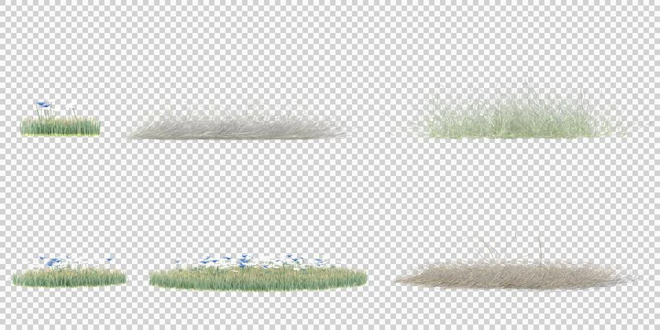 Simple grass,simple grass medium,simple grass large collection with realist.. Stock Photos
