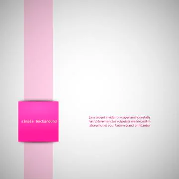 Simple gray background with color inserts Stock Illustration