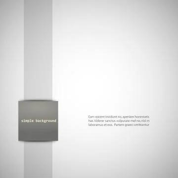 Simple gray background with color inserts Stock Illustration