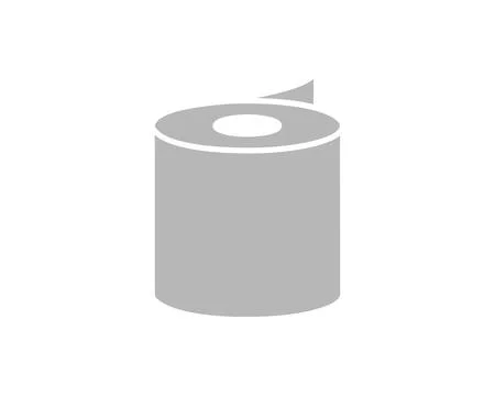 Simple gray roll icon perfect for app design, website interface, or infogra.. Stock Illustration