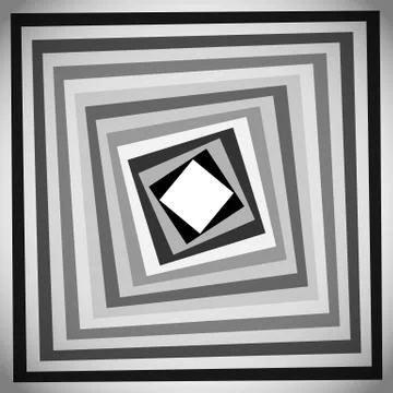 Simple grayscale square background, pattern. Vector art Stock Illustration