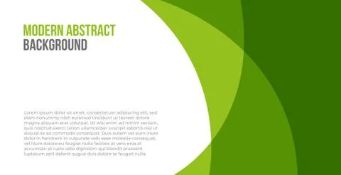 Simple green and white background presentation . modern and clean green backg Stock Illustration