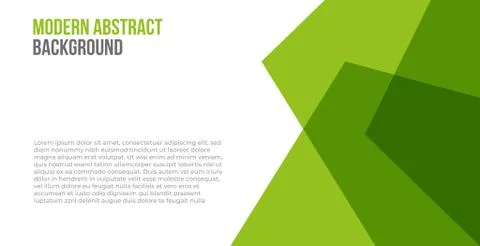 Simple green and white background presentation . modern and clean green backg Stock Illustration
