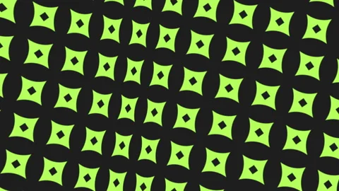 Simple green dots geometric pattern in rows on black gradient Stock Footage 245727531