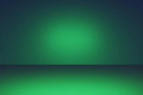 Simple Green Gradient Abstract light studio Background Foto stock