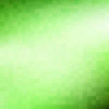 Simple green gradient pattern textured by squares Stock Illustration