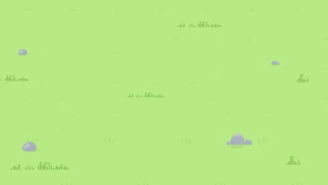 Simple Green Grassy Field with Rocks meadow lawn Stock Footage 340471622