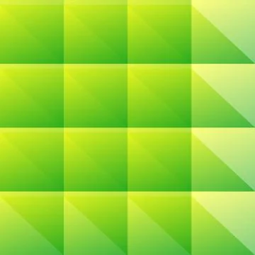 Simple green pattern of blocks / triangles. Editable vector. Seamlessly repea Illustrazione stock