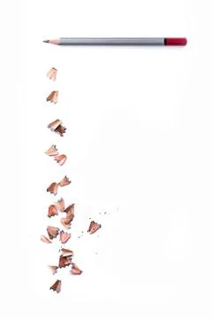 Simple grey pen sharpening Stock Photos